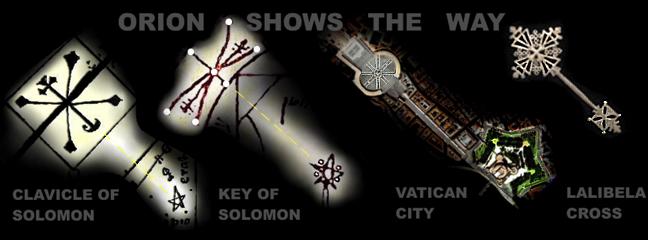 Solomon sacred cross and star